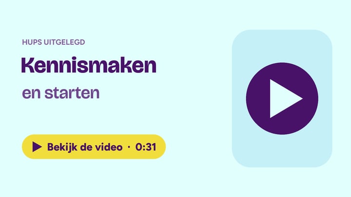 Bekijk de video: Kennismaken en starten